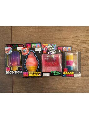 Needoh ULTIMATE  Bundle Ice Cream Cake Jelly Squish Nice-sicle